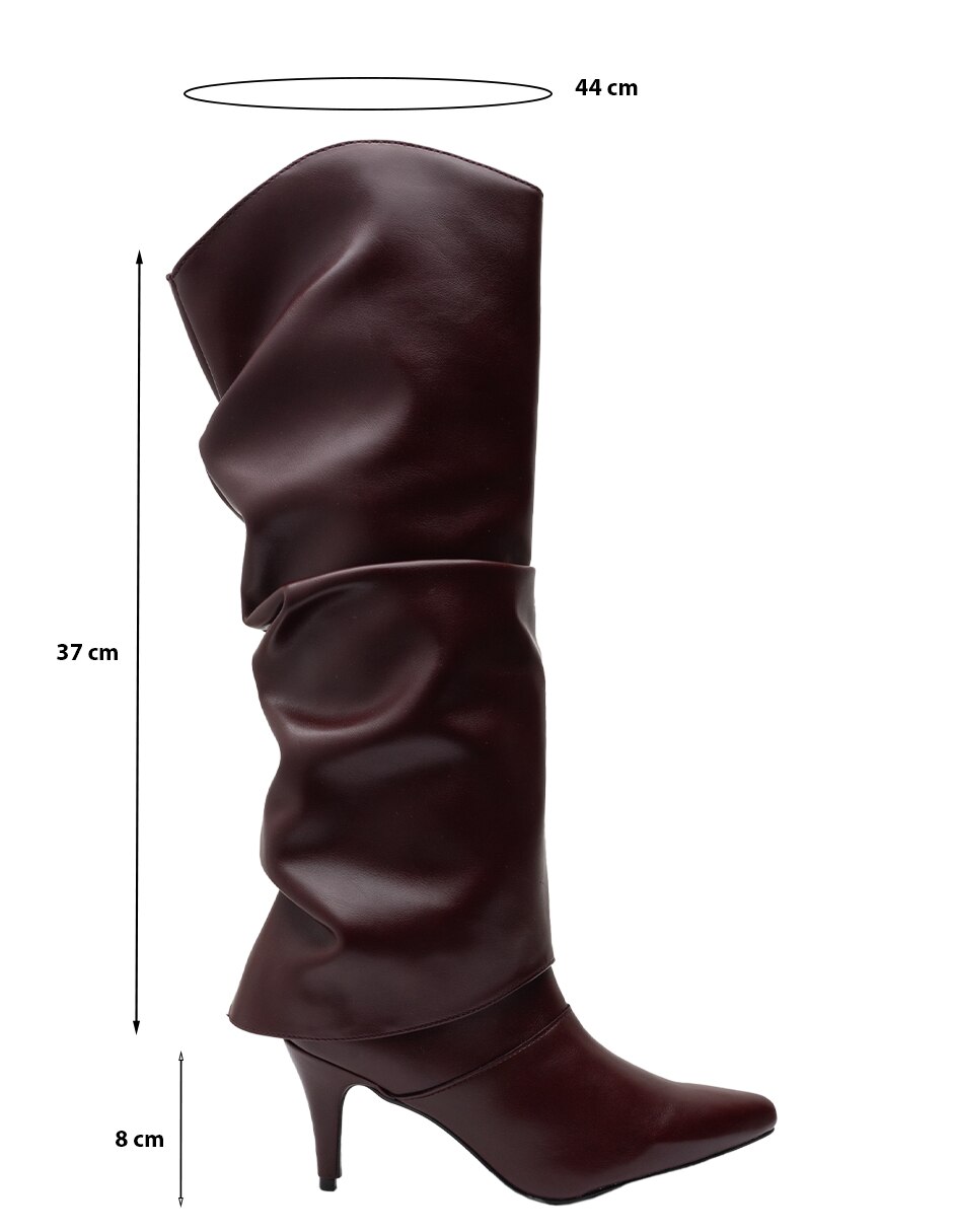 Bota Abajo de la rodilla de Sintético para mujer 8