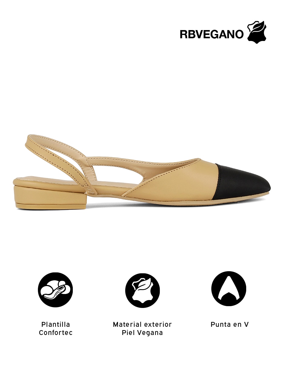Balerina RBVEGANO de Piel vegana para mujer 4
