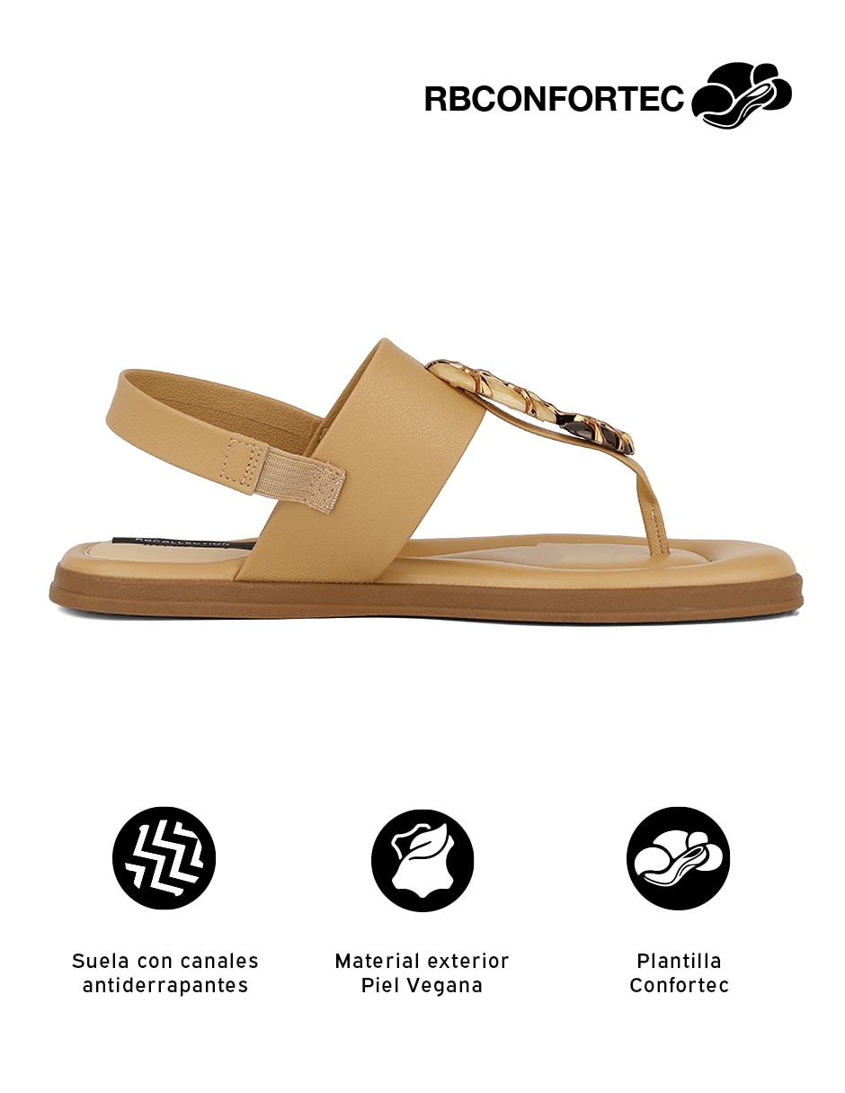 Sandalia RBCONFORTEC No aplica para mujer 4