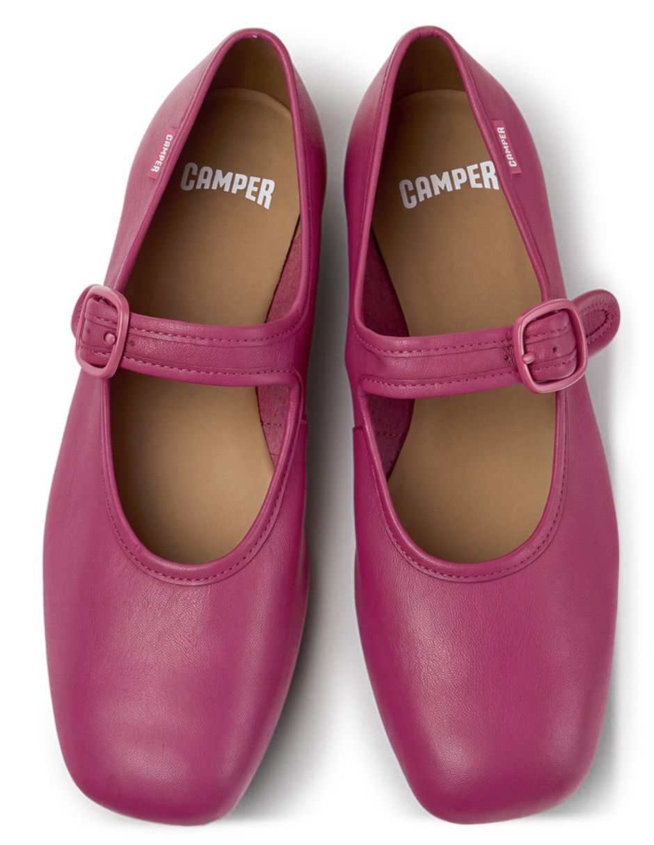 Balerina casi myra de piel para mujer 7