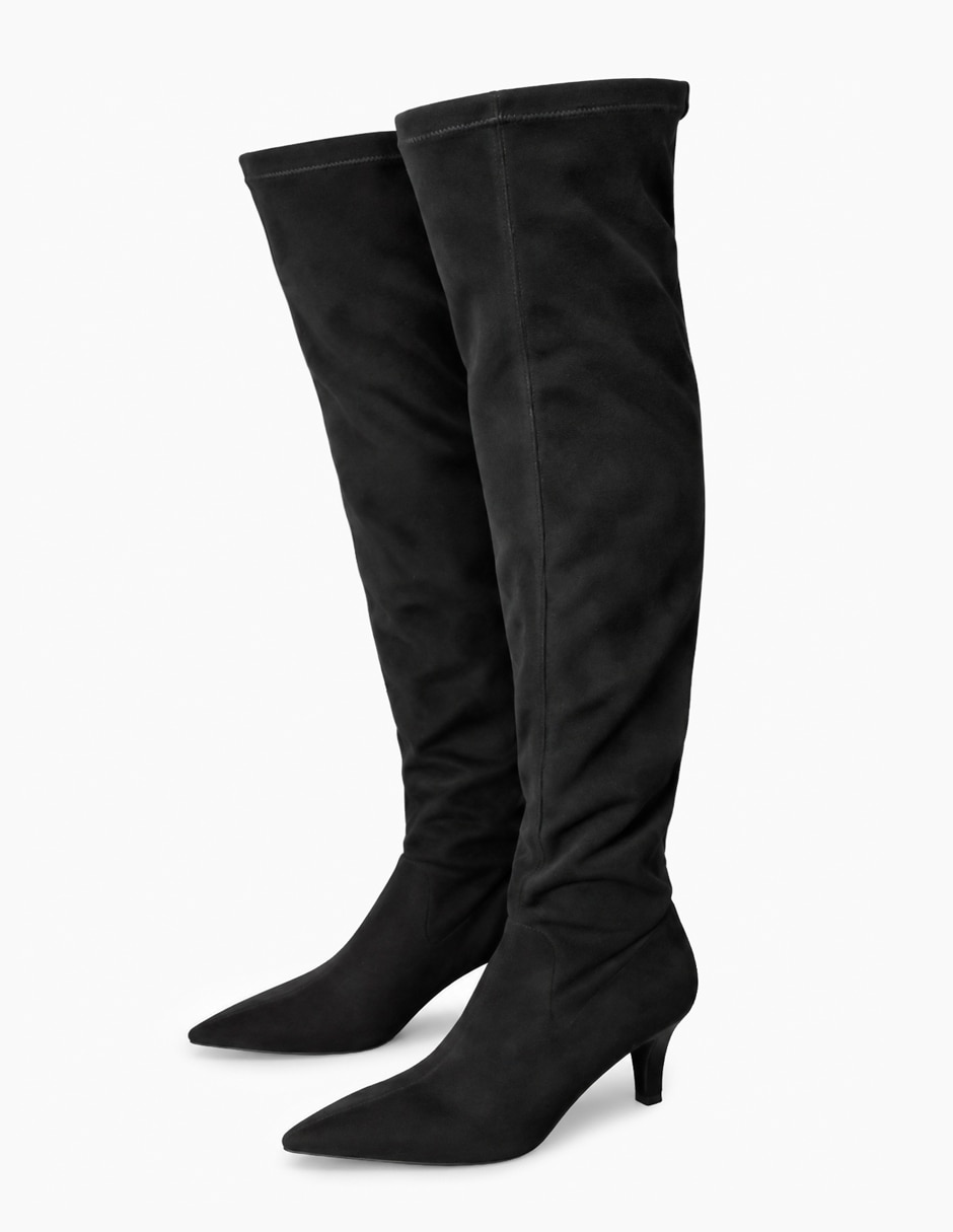 Bota arriba de la rodilla Dramatic Chic para mujer 4