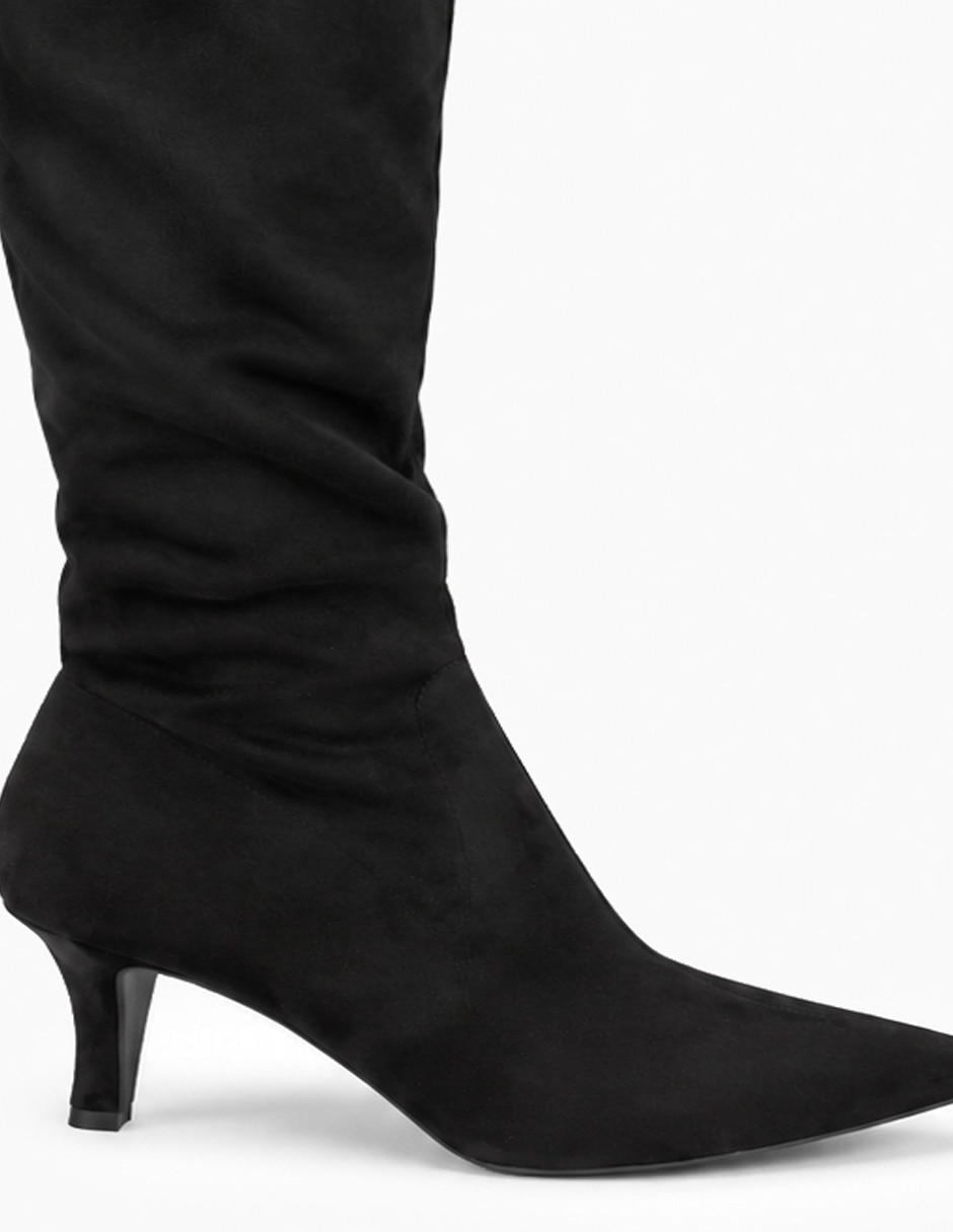 Bota arriba de la rodilla Dramatic Chic para mujer 2