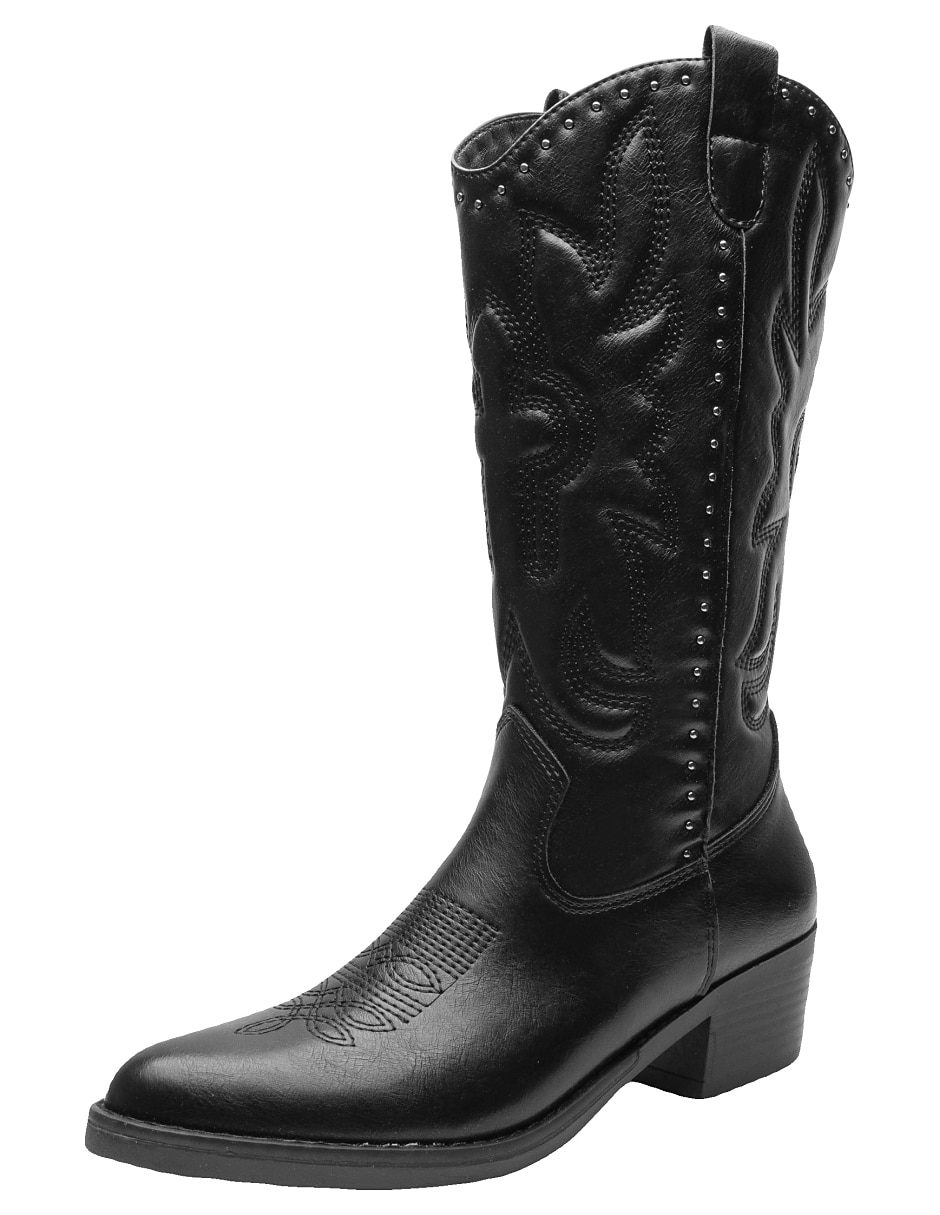 Bota cowboy abajo de la rodilla para mujer 6