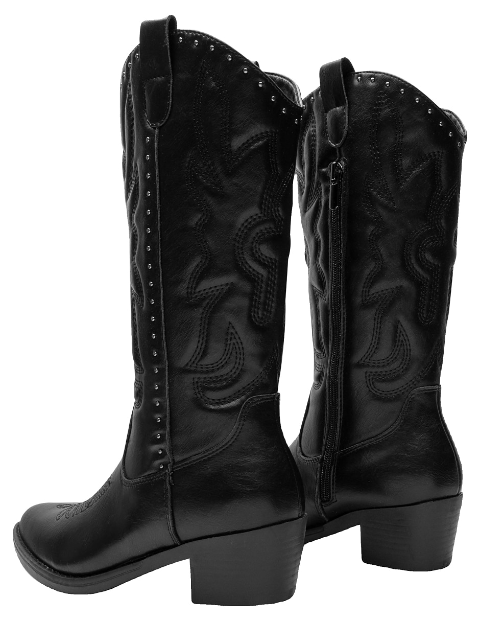 Bota cowboy abajo de la rodilla para mujer 5