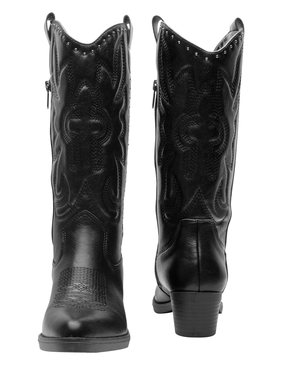 Bota cowboy abajo de la rodilla para mujer 2