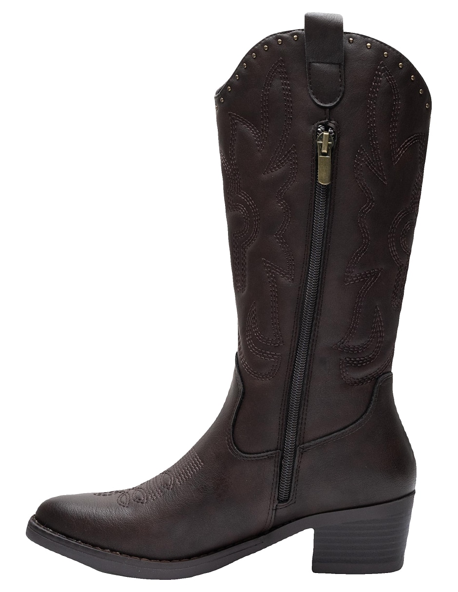 Bota cowboy abajo de la rodilla para mujer Bota cowboy abajo de la rodilla para mujer