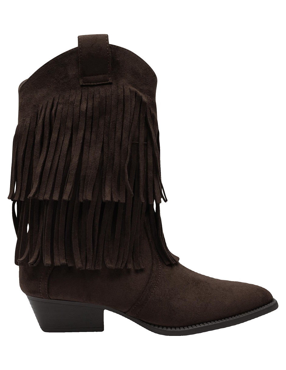 Bota cowboy arriba del tobillo para mujer 4
