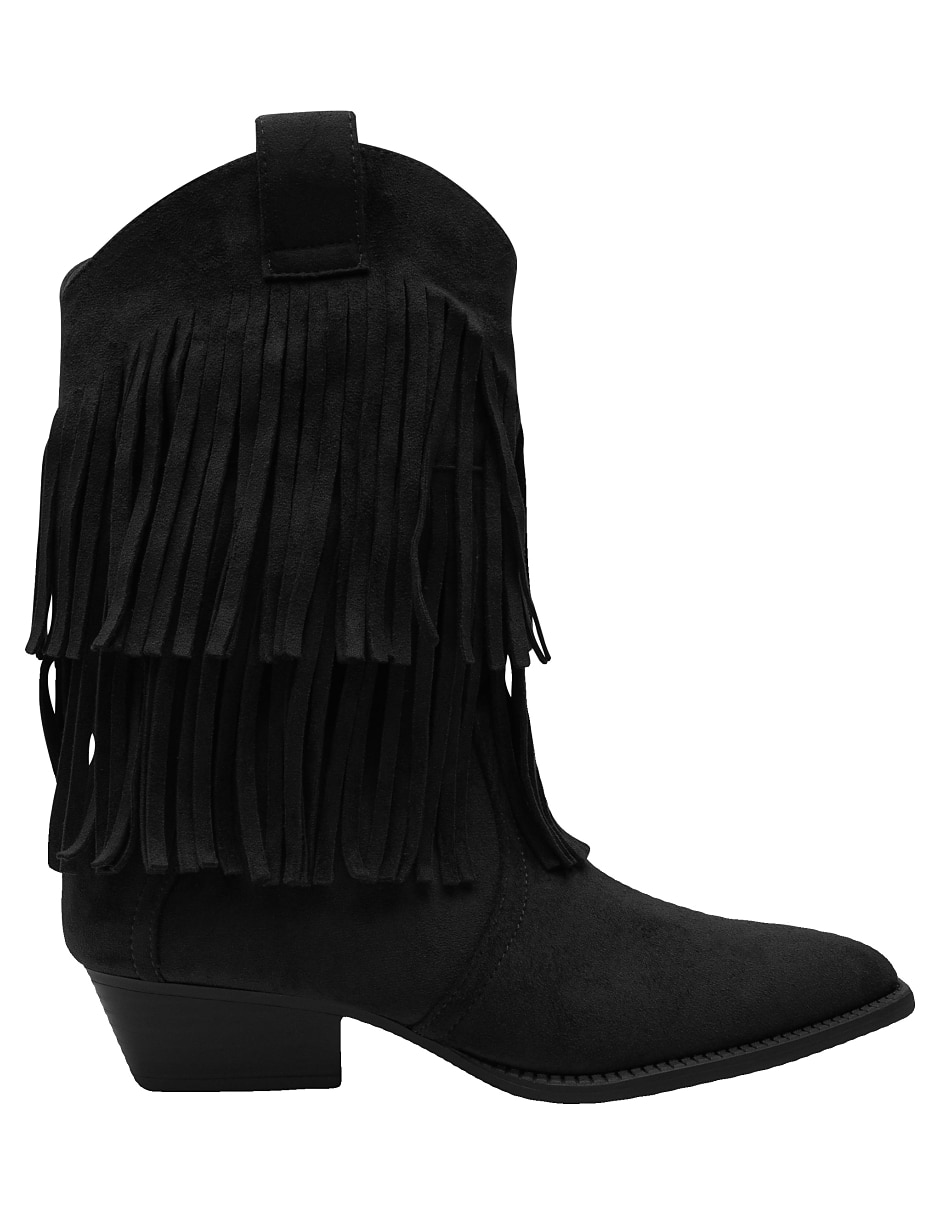 Bota cowboy arriba del tobillo para mujer 4