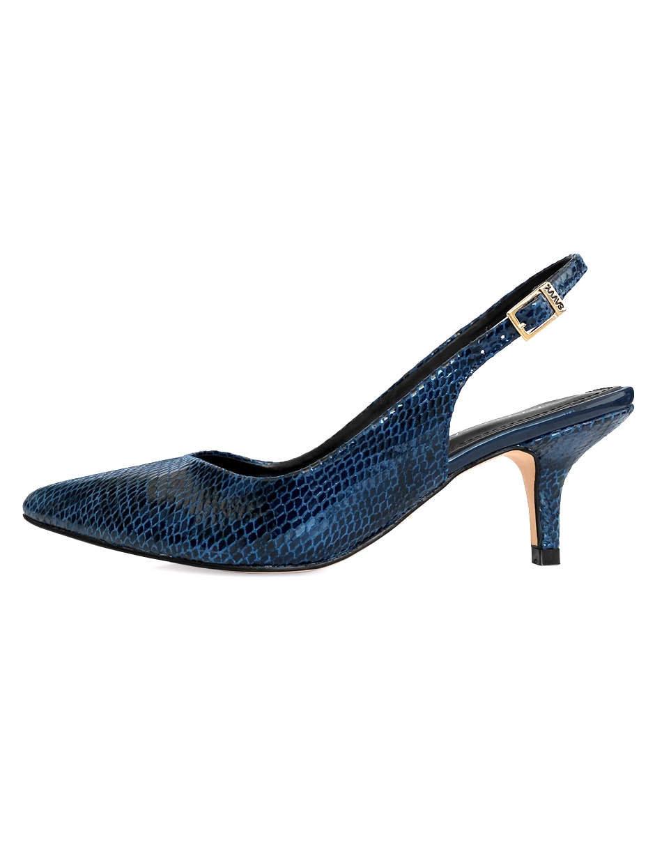 Zapatilla de piel