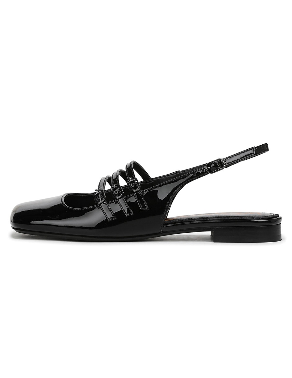 Balerina china de piel para mujer Balerina china de piel para mujer