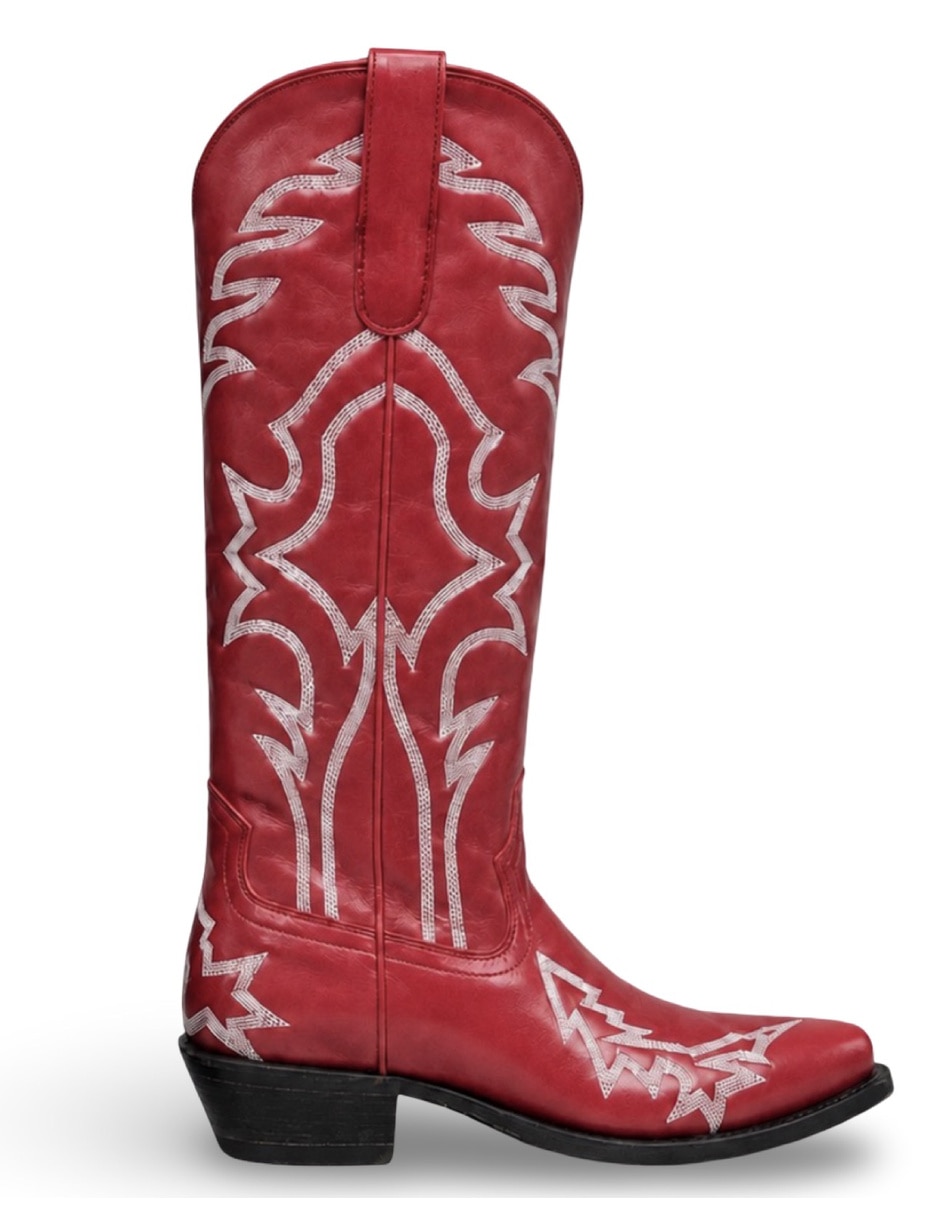 Bota cowboy abajo de la rodilla danny de piel para mujer Bota cowboy abajo de la rodilla danny de piel para mujer