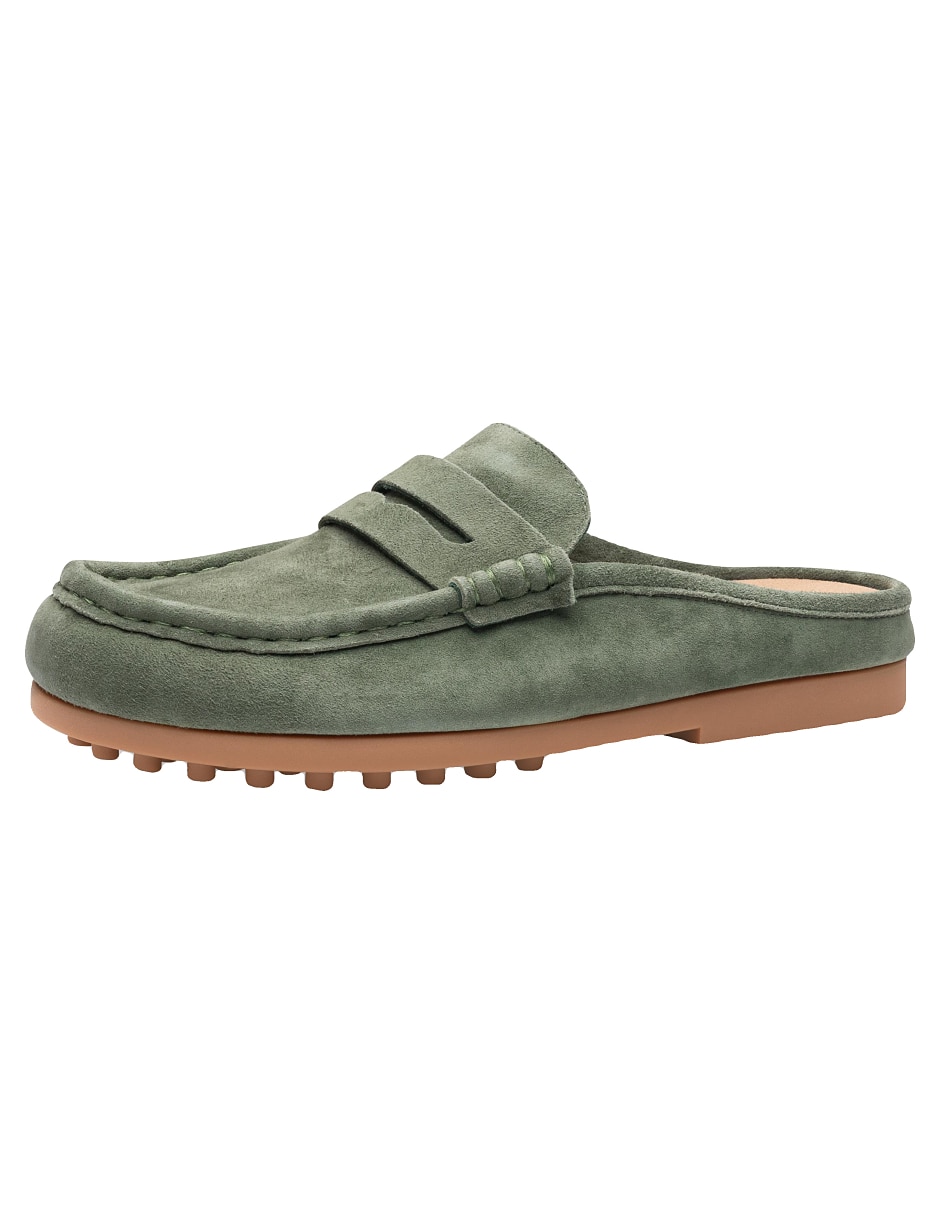 Zueco de piel para mujer 6