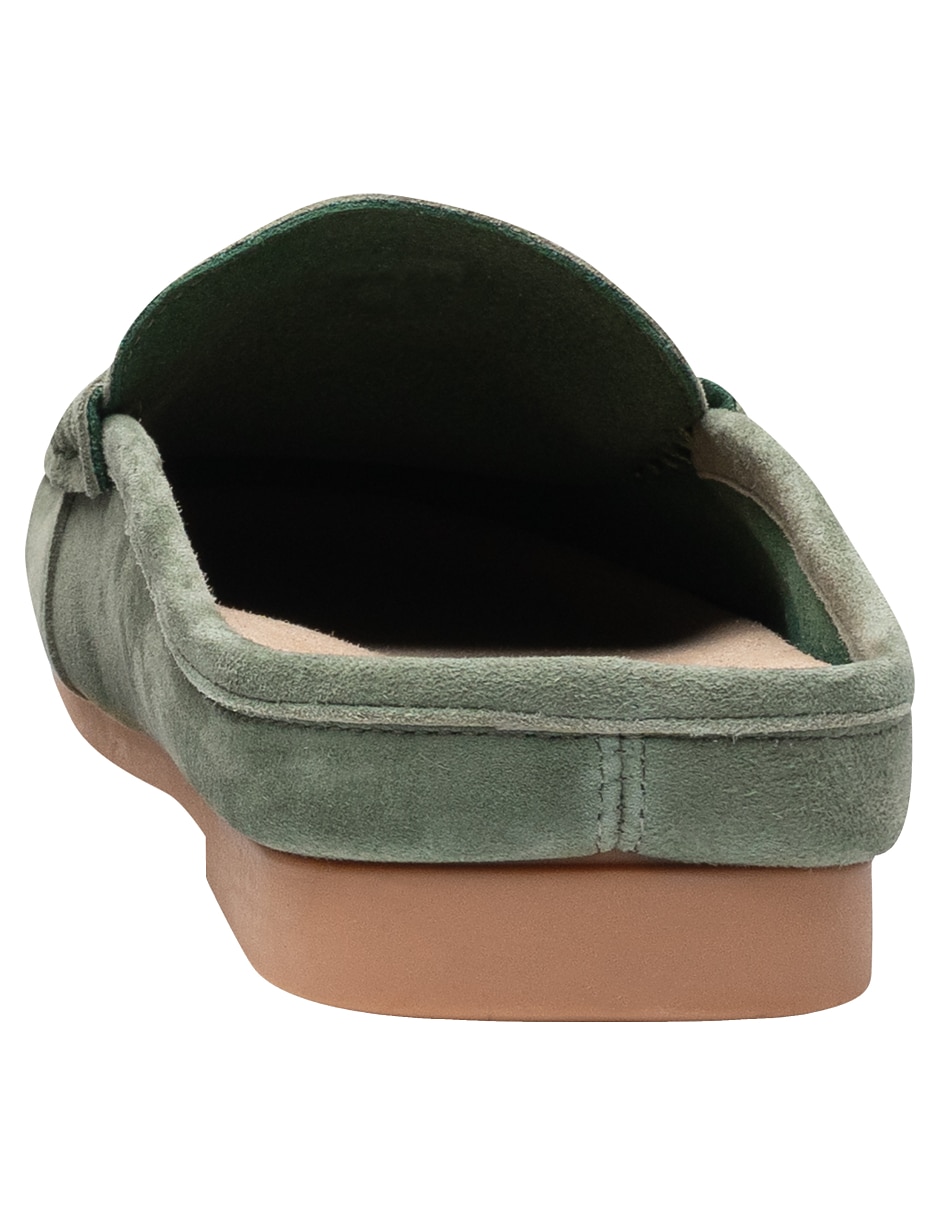 Zueco de piel para mujer 5