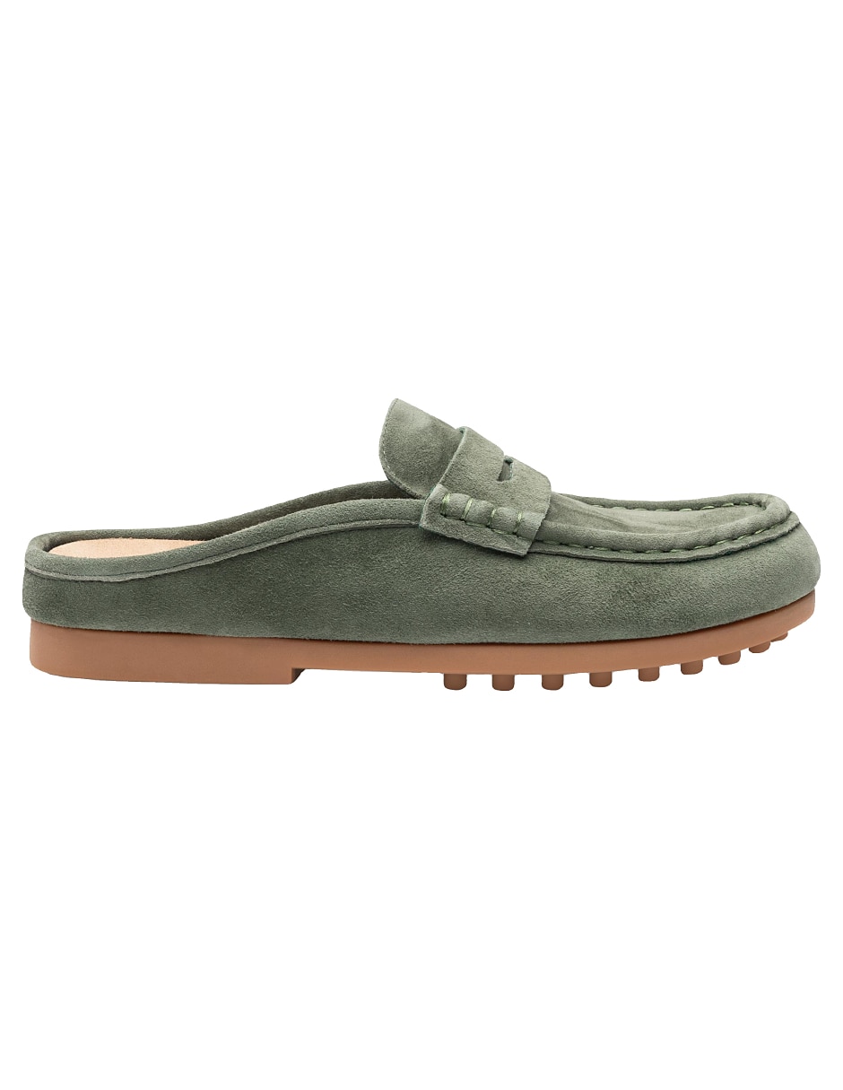 Zueco de piel para mujer 4