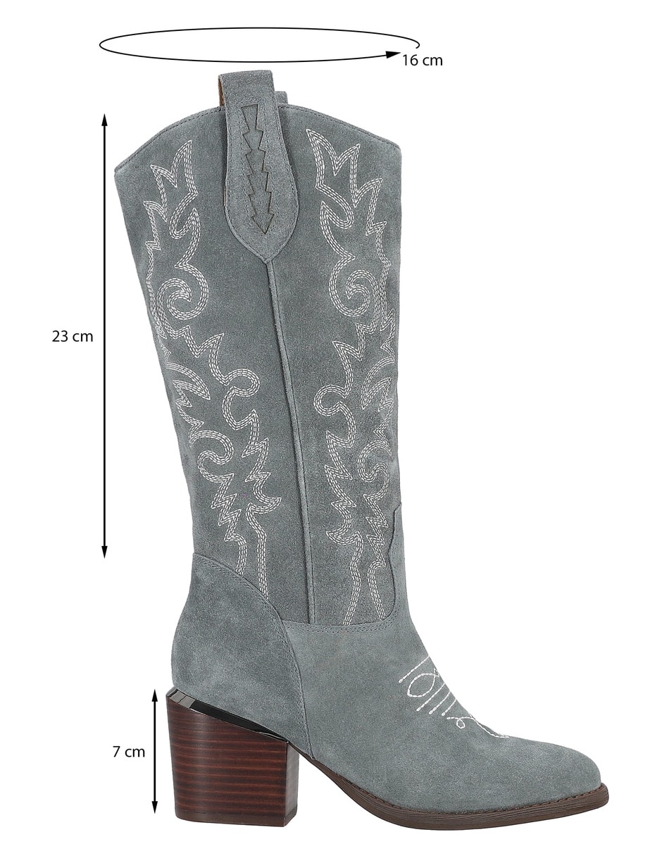 Bota media pierna para mujer 12