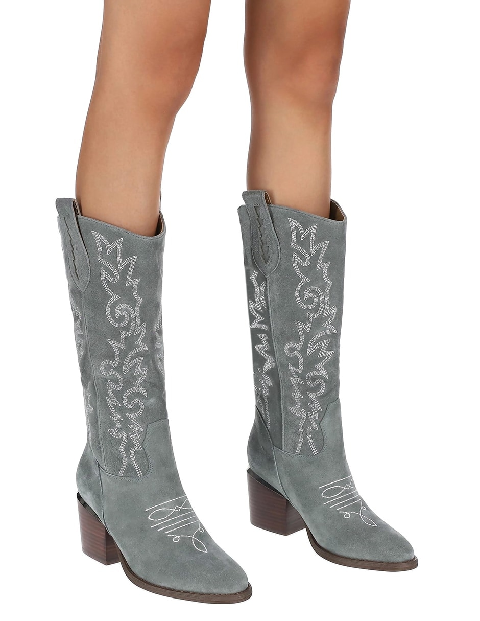 Bota media pierna para mujer 8