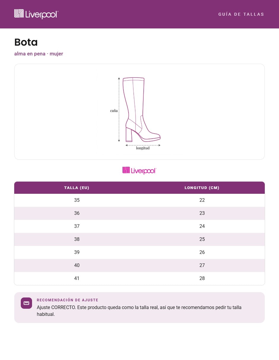 Bota media pierna de piel para mujer 9