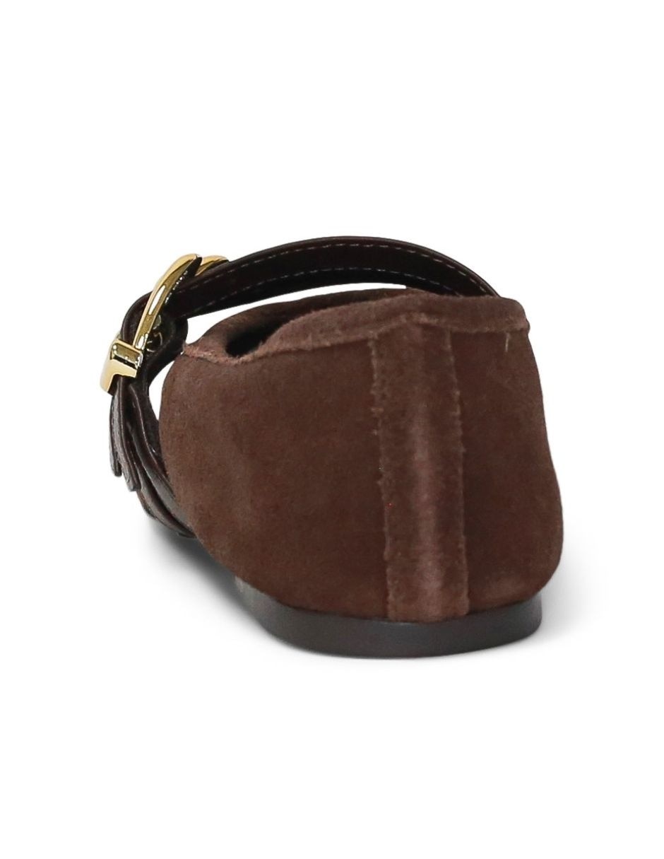 Balerina de piel para mujer 5