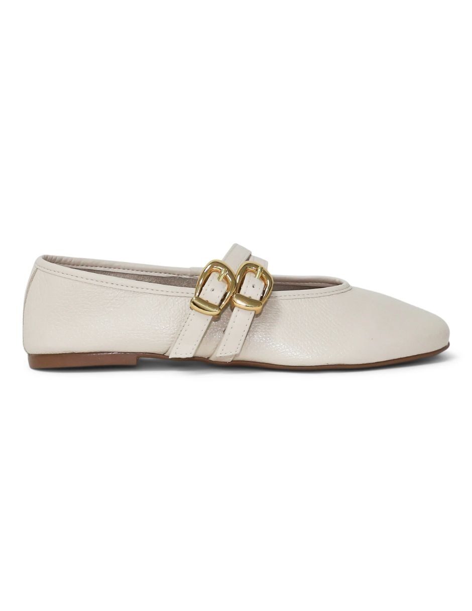 Balerina de piel para mujer 4