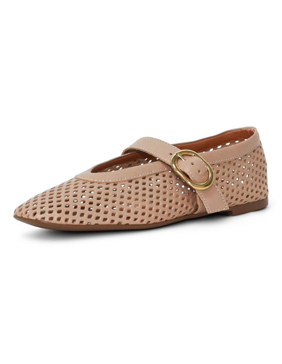 Balerina de piel para mujer 6