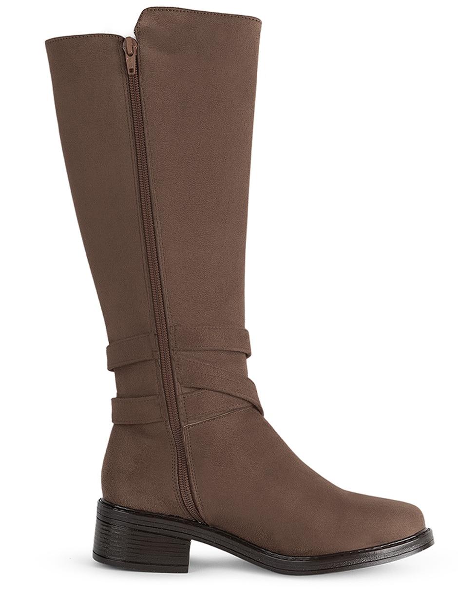 Bota Abajo de la rodilla 6020-340-B de Gamuza para mujer 3