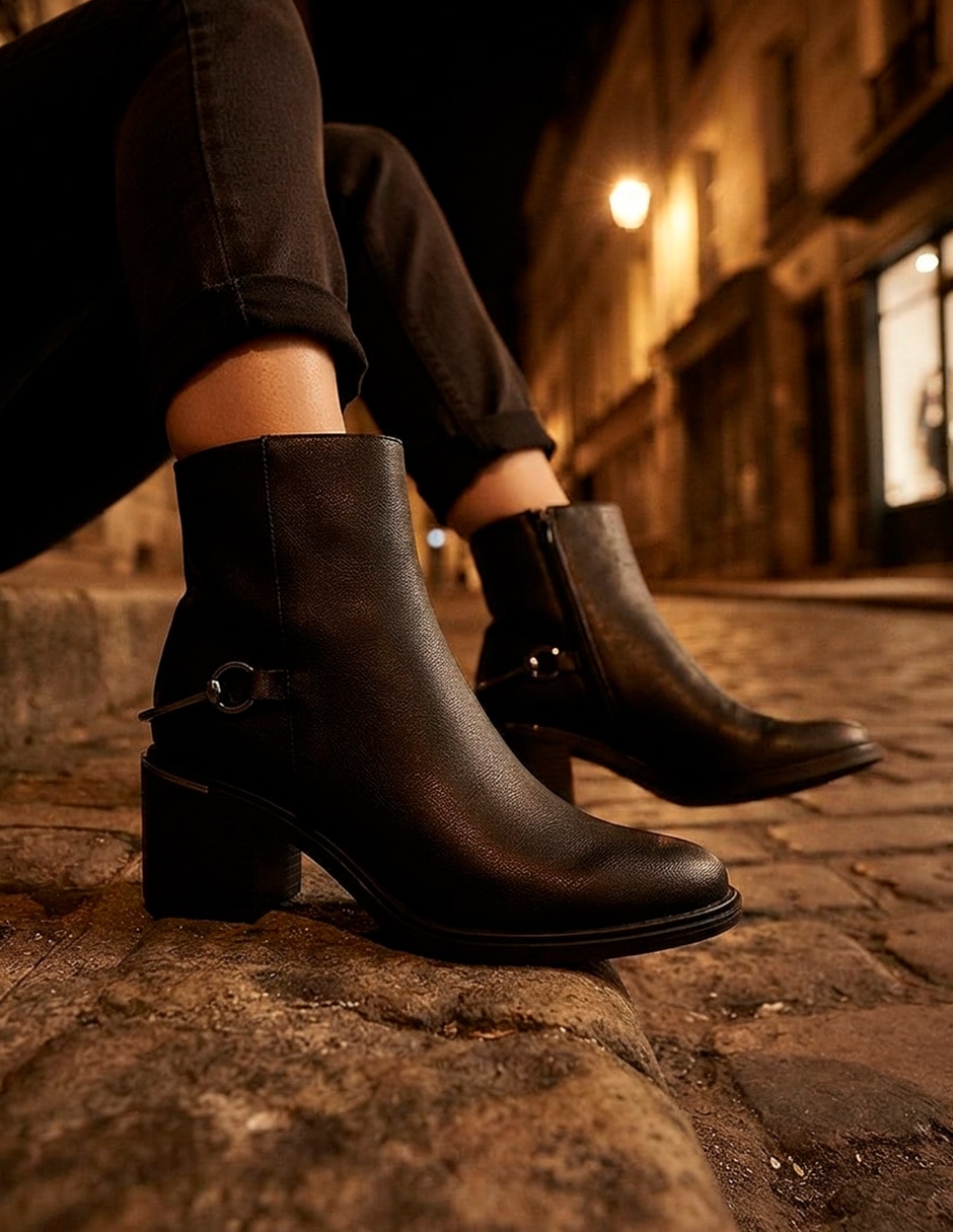 Bota cowboy Arriba del tobillo Trendy de Sintético para mujer Bota cowboy Arriba del tobillo Trendy de Sintético para mujer