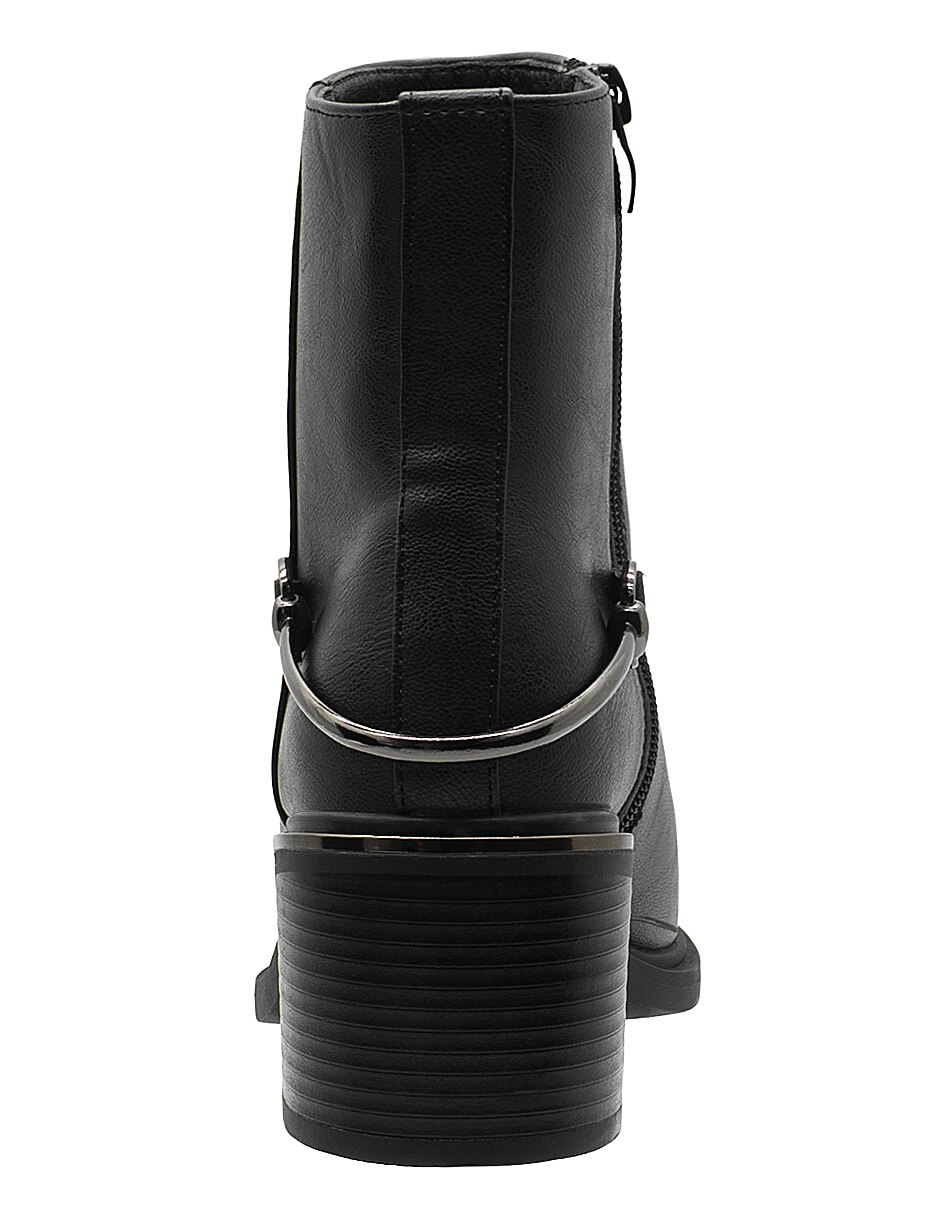 Bota cowboy Arriba del tobillo Trendy de Sintético para mujer 4