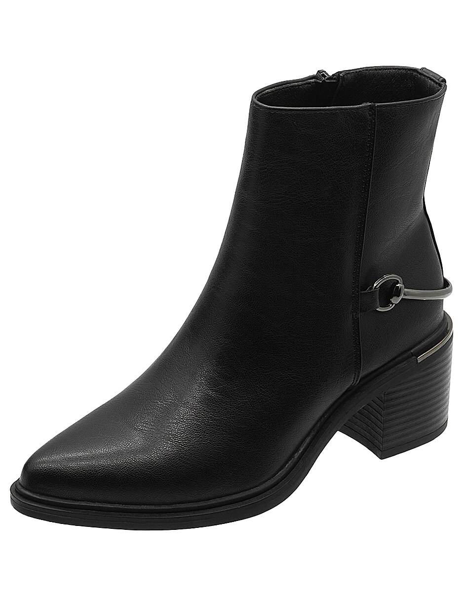 Bota cowboy Arriba del tobillo Trendy de Sintético para mujer 5