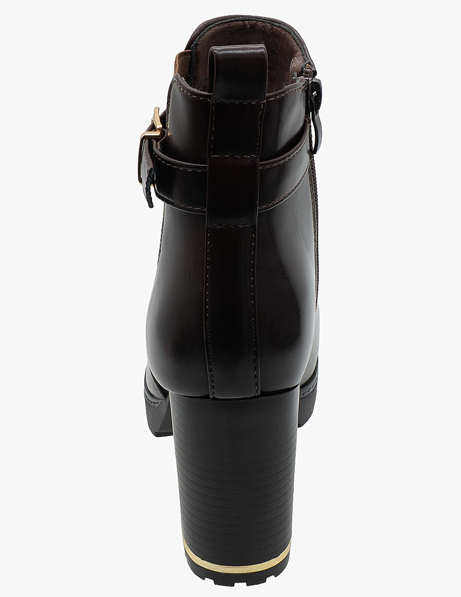 Bota Arriba del tobillo Trendy de Sintético para mujer 4