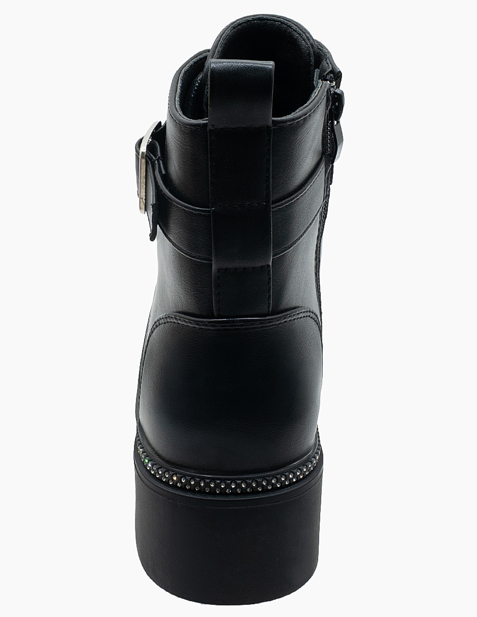 Bota Arriba del tobillo Trendy de Sintético para mujer 2