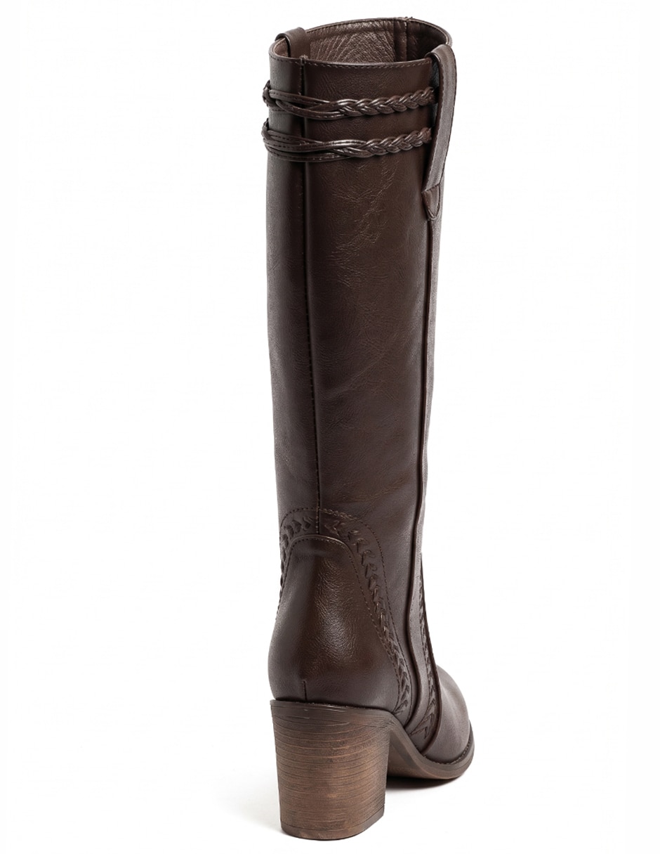 Bota cowboy Rodilla Botas Vaqueras de Sintético para mujer 6
