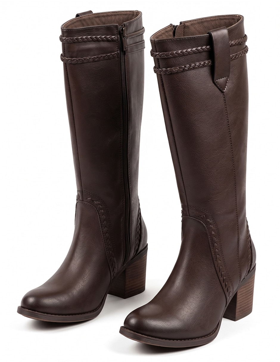 Bota cowboy Rodilla Botas Vaqueras de Sintético para mujer 8