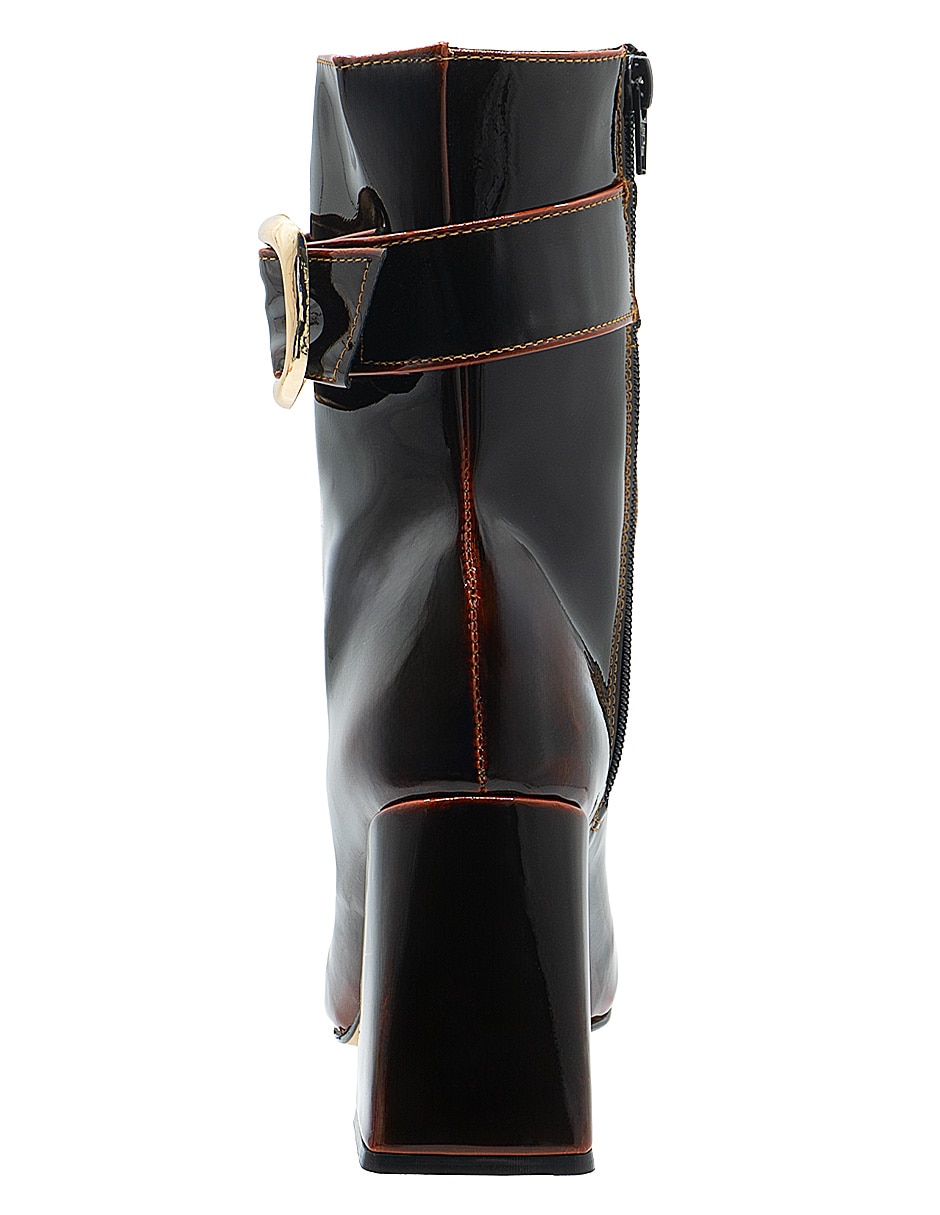 Bota Arriba del tobillo Trendy de Charol para mujer 2