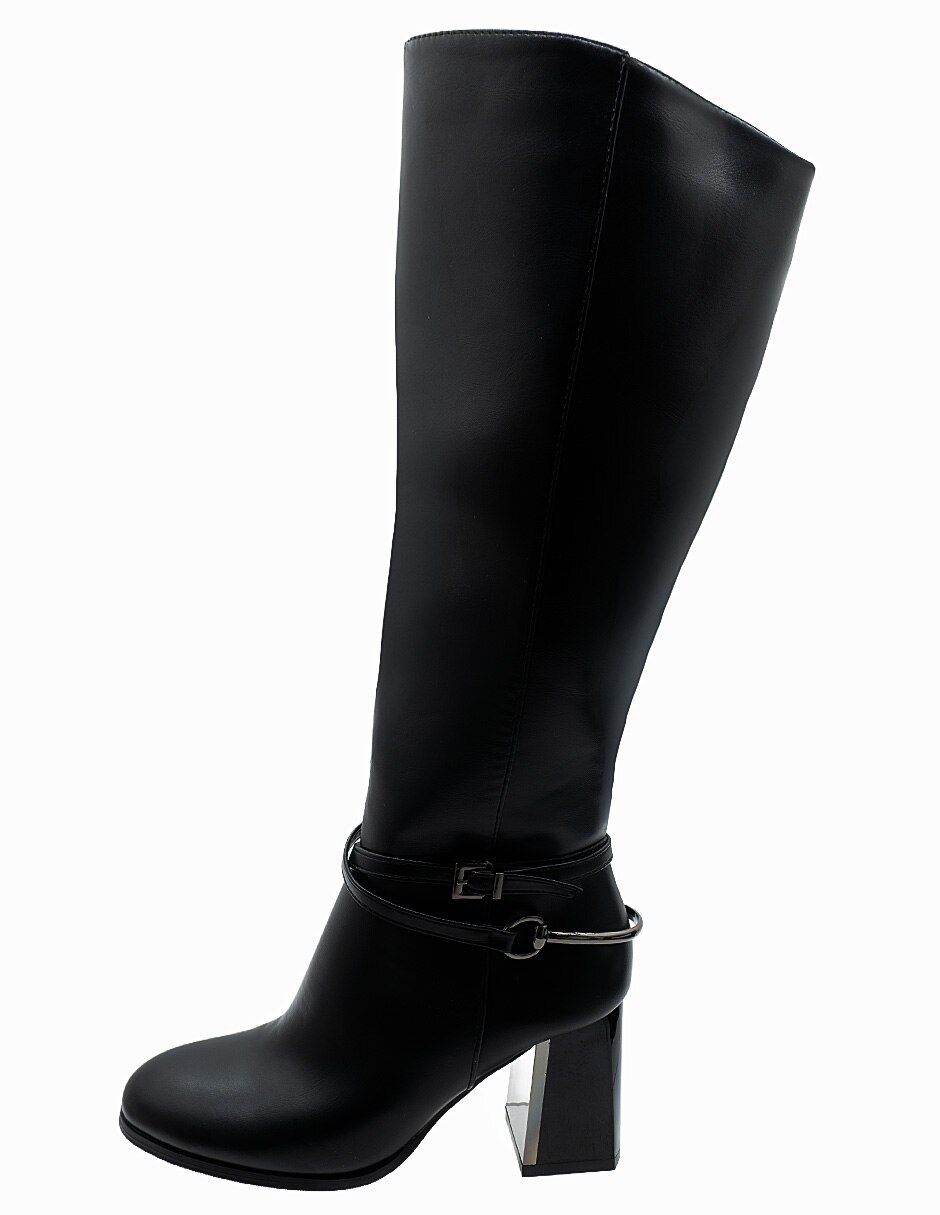 Bota Abajo de la rodilla Chic de Sintético para mujer 5