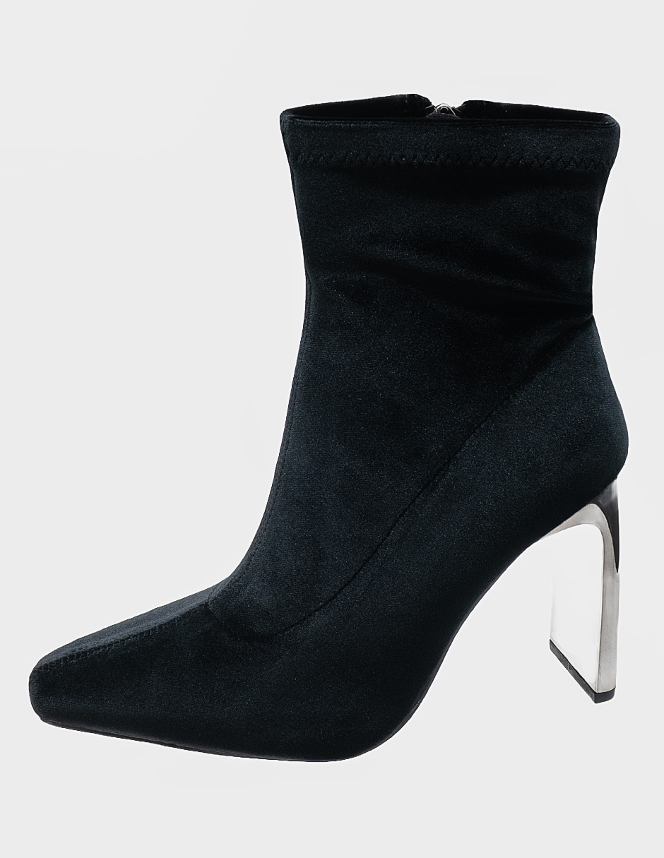 Bota Arriba del tobillo Elegance de Terciopelo para mujer 3