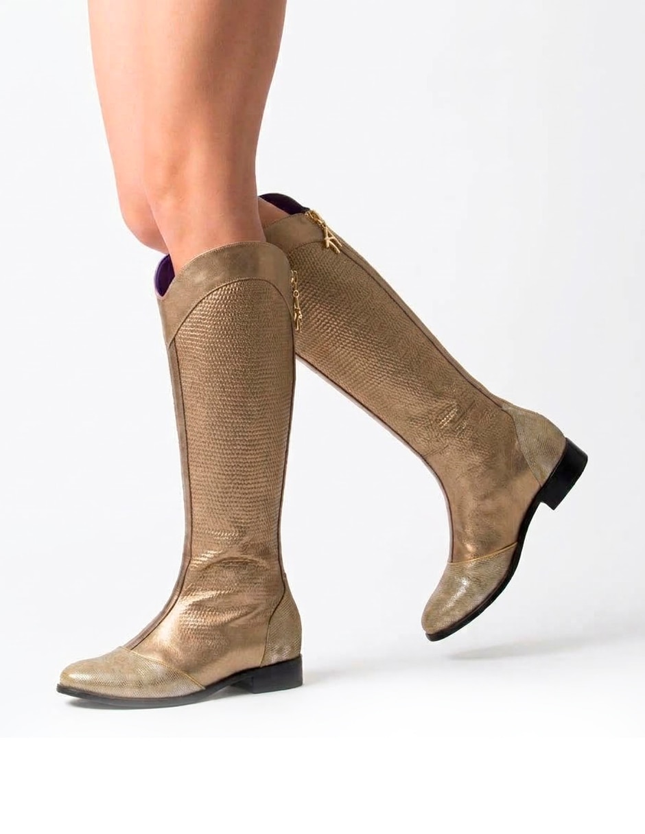 Bota Abajo de la rodilla Sin Familia de Piel para mujer 6
