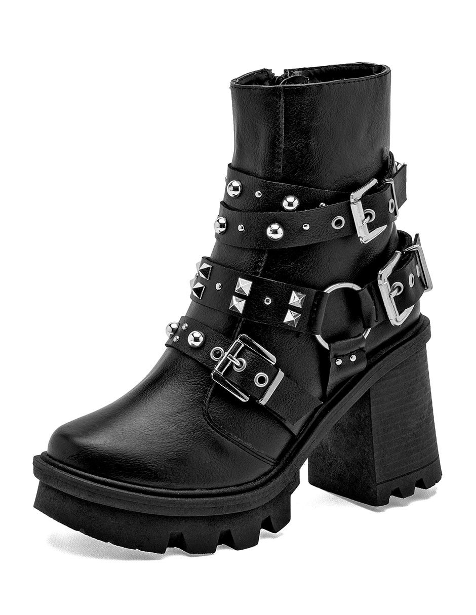 Bota combat Arriba del tobillo de Sintético para mujer 2