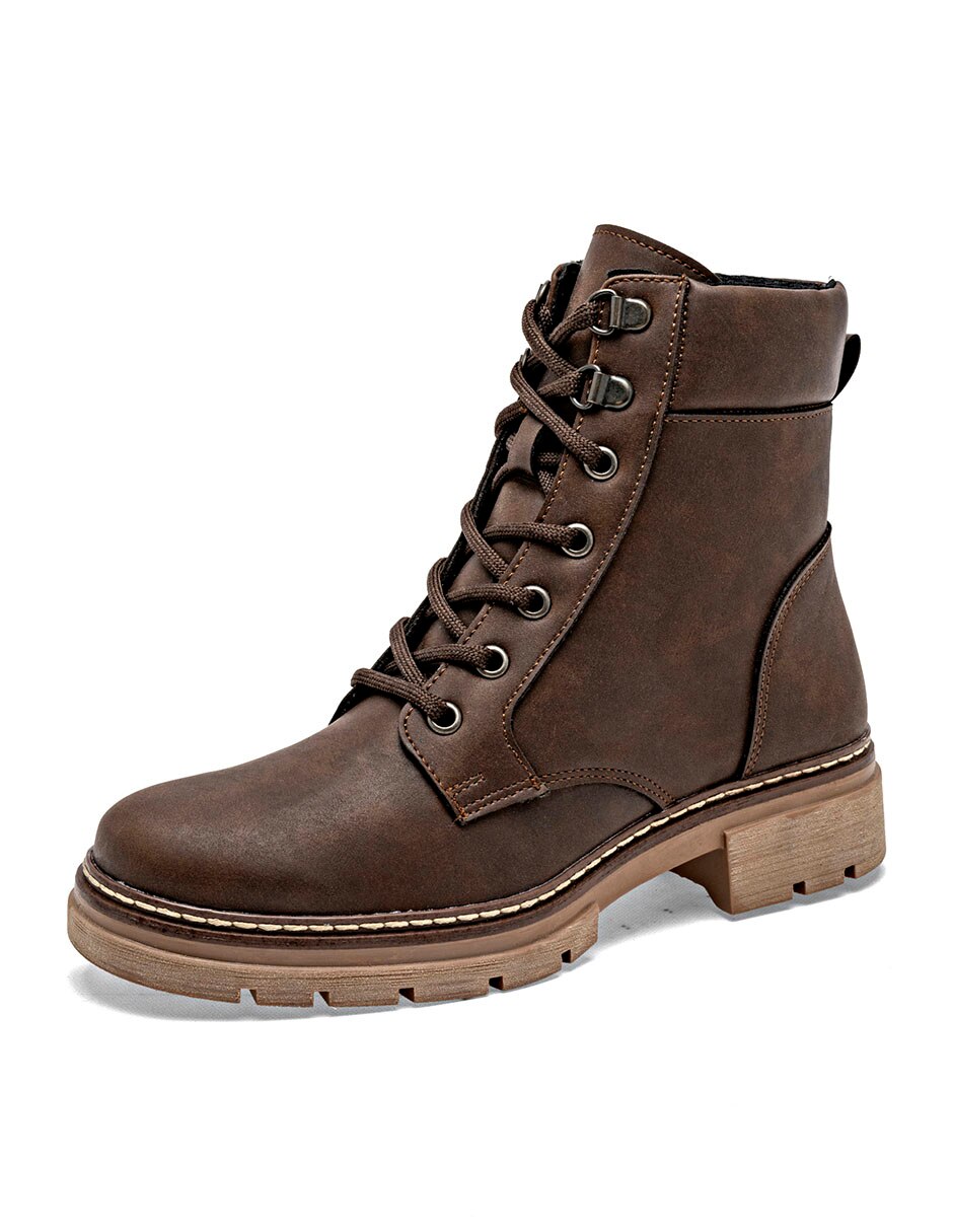 Bota combat Arriba del tobillo de Sintético para mujer 2