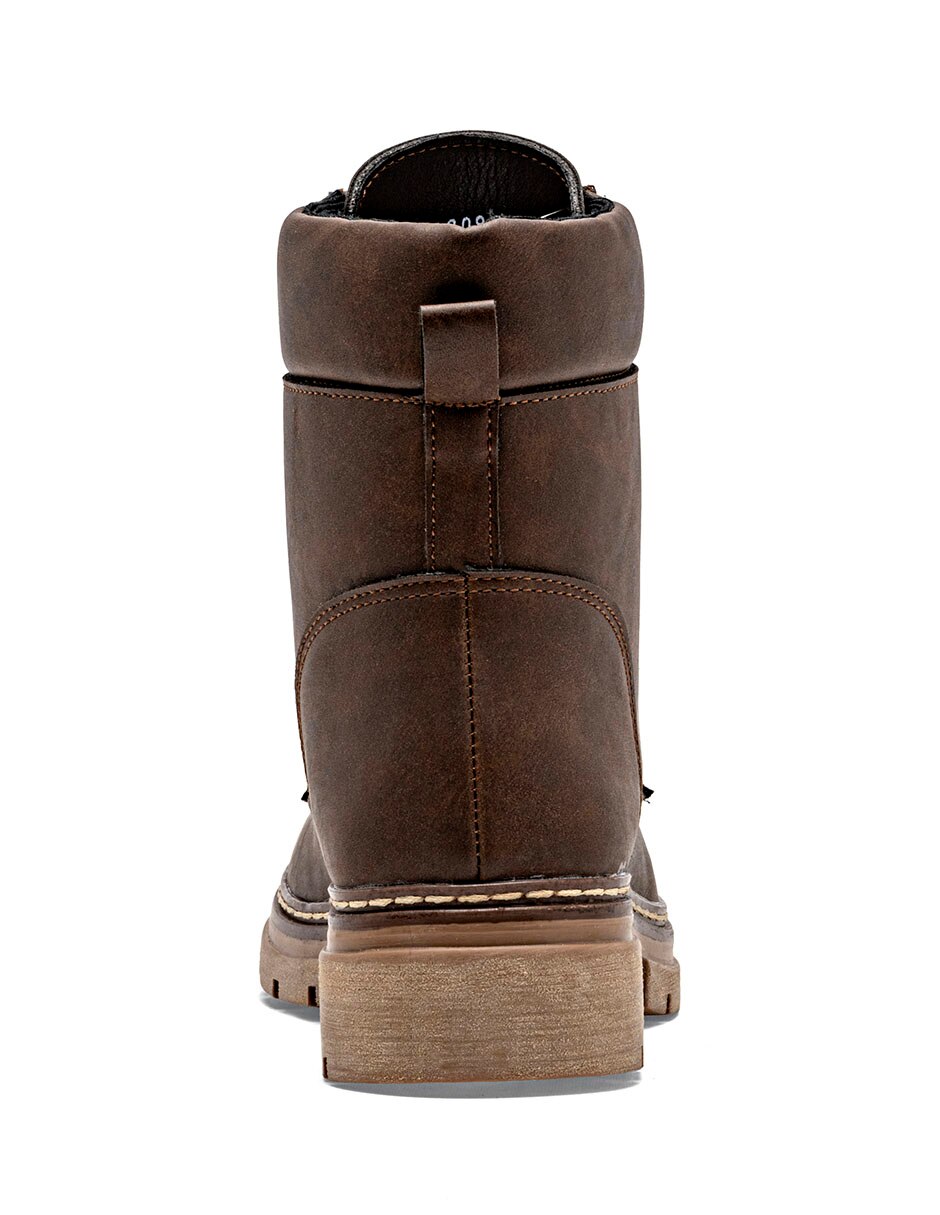 Bota combat Arriba del tobillo de Sintético para mujer 4
