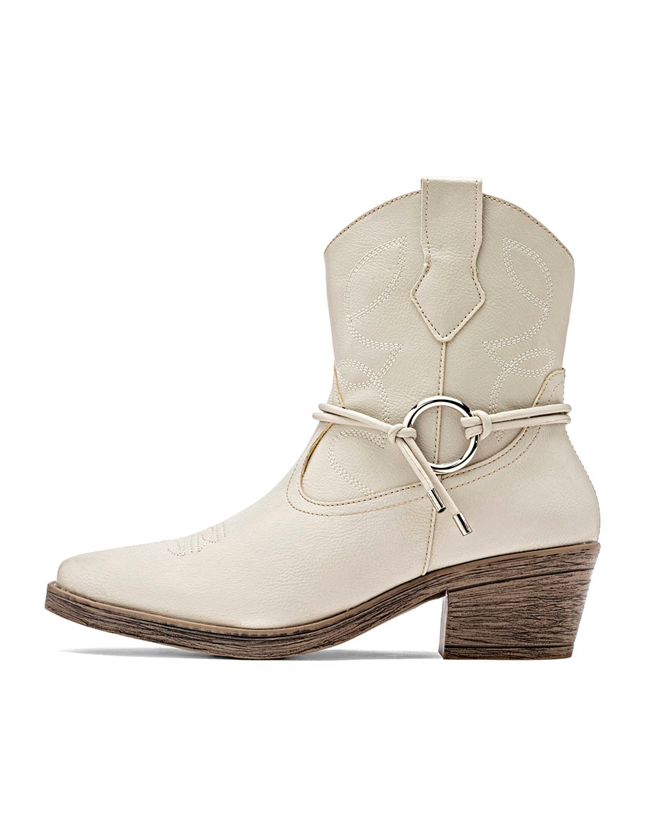 Bota cowboy Arriba del tobillo de Sintético para mujer
