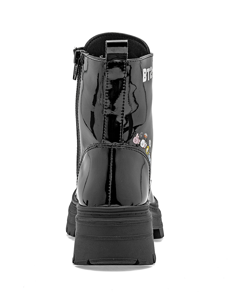 Bota combat Arriba del tobillo de Sintético para mujer 3