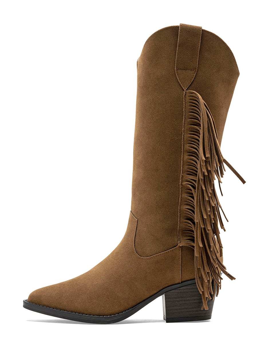 Bota cowboy Media pierna de Sintético para mujer Bota cowboy Media pierna de Sintético para mujer