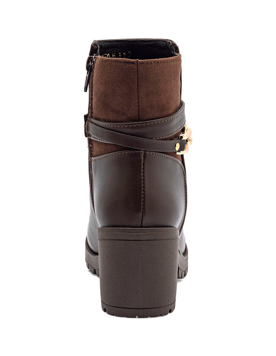 Bota Arriba del tobillo de Sintético para mujer 4