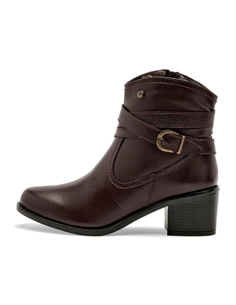 Bota Arriba del tobillo de Piel para mujer