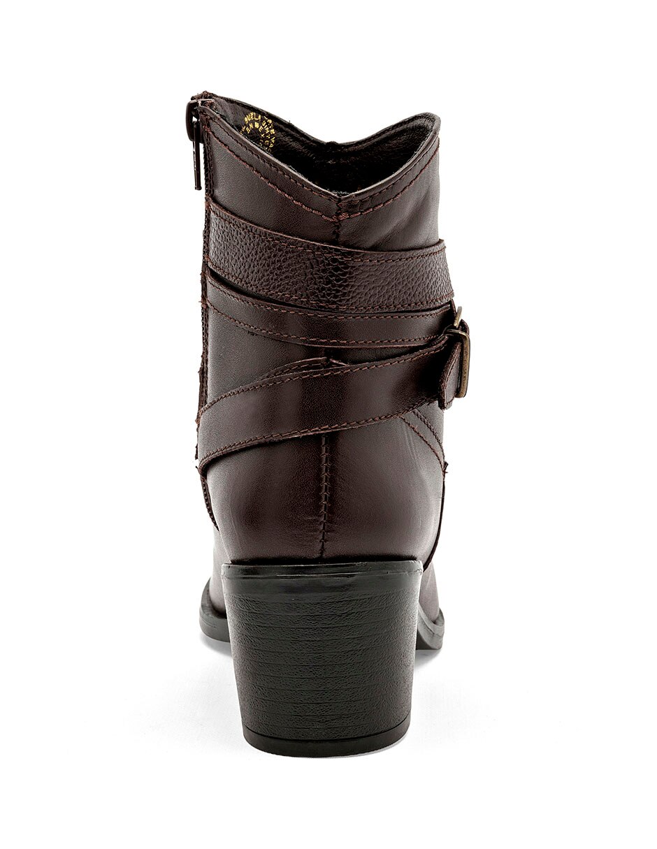 Bota Arriba del tobillo de Piel para mujer 2