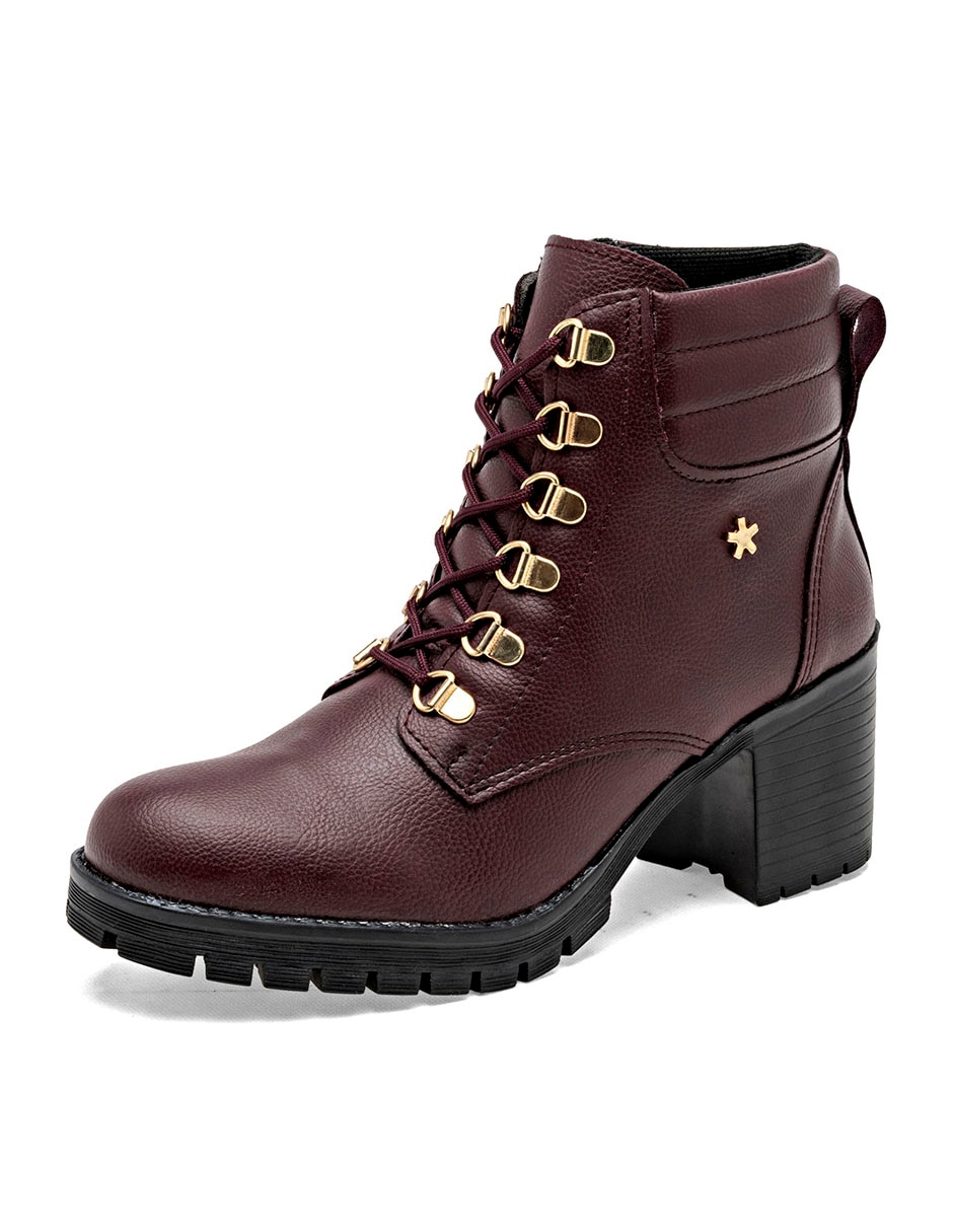 Bota combat Arriba del tobillo de Sintético para mujer 2