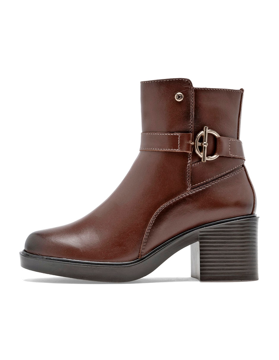 Bota Arriba del tobillo de Piel para mujer