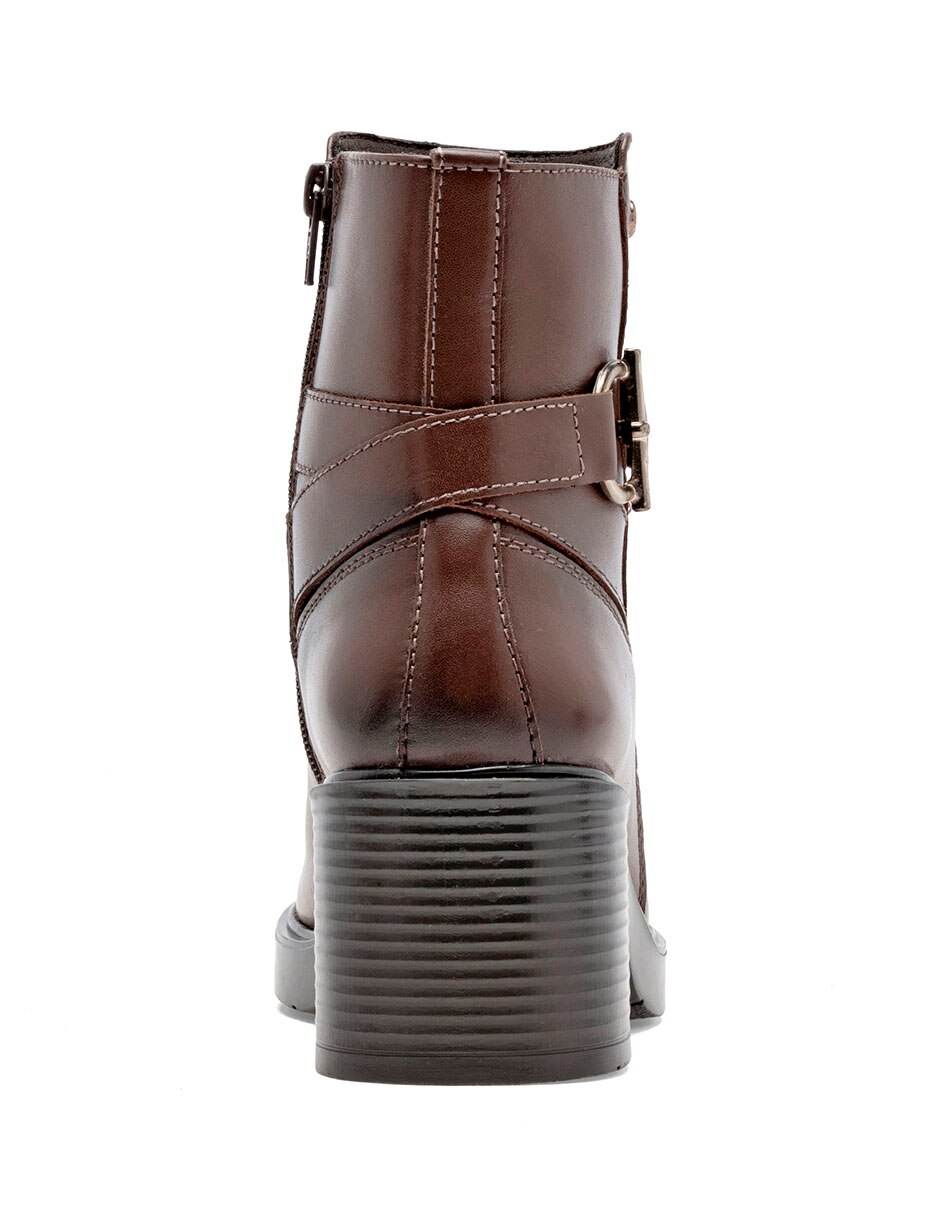 Bota Arriba del tobillo de Piel para mujer 2