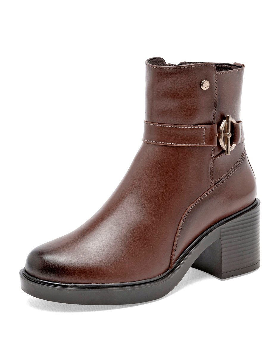 Bota Arriba del tobillo de Piel para mujer 3