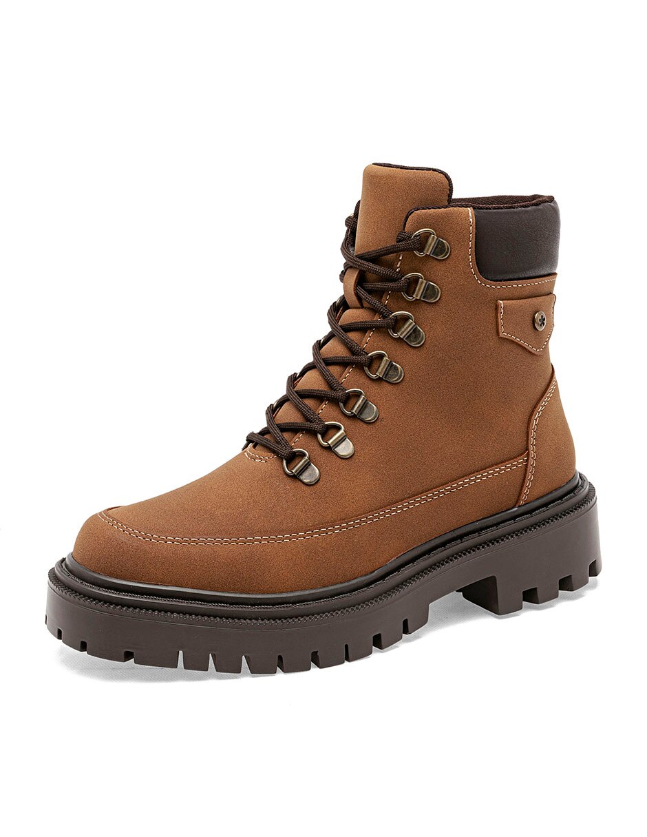 Bota combat Arriba del tobillo de Sintético para mujer 3